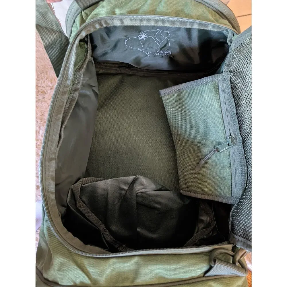 Sirius Strength Olive Green Tactical Duffel Bag Gym Travel Luggage w MOLLE NEW
